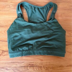 Senita Athletics Green Sports Bra